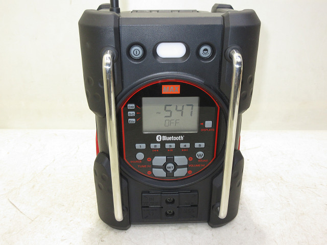 MAX充電式オーディオAJ-RD431 Bluetoothスピーカーラジオ - スピーカー